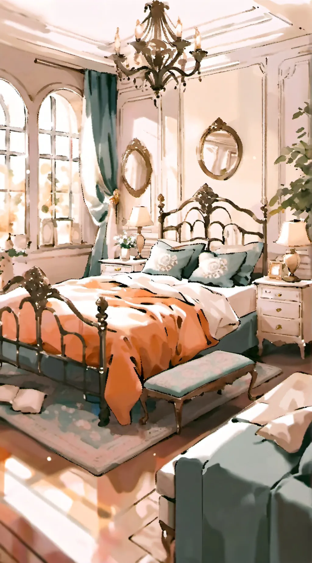 ai character: MHA sleepover ♡ background