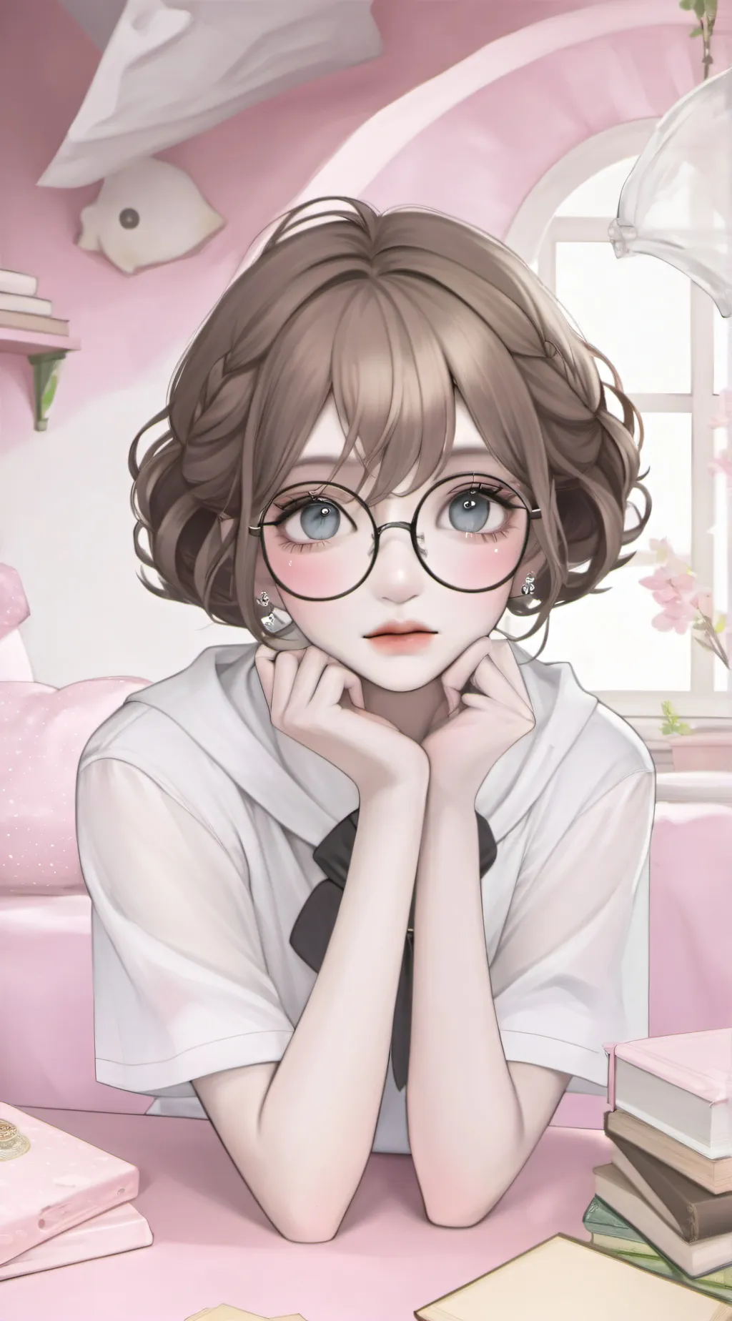 ai character: Paige  background