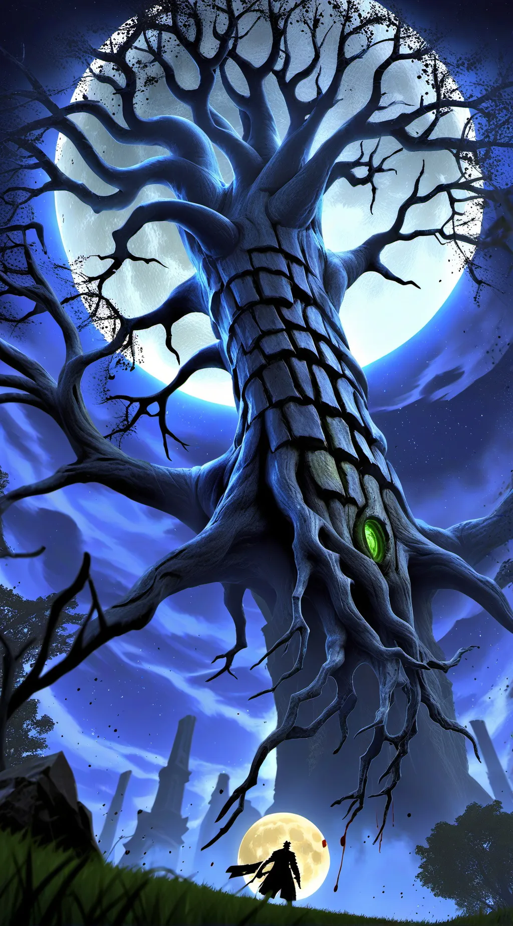 ai character: Treevor  background