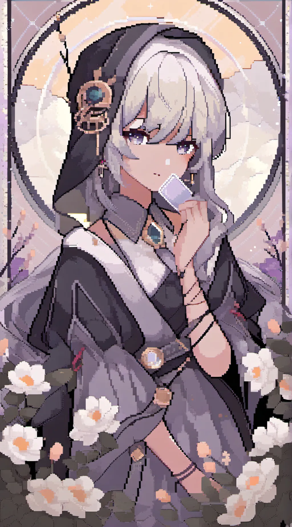 ai character: Tarot background