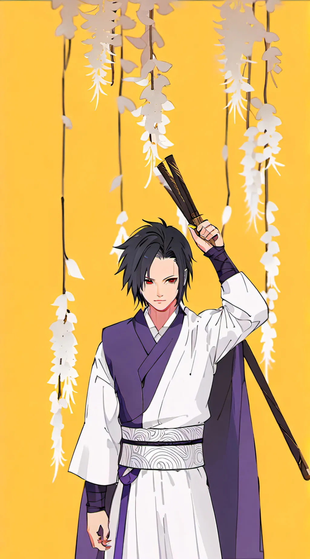 ai character: Sasuke Uchiha background