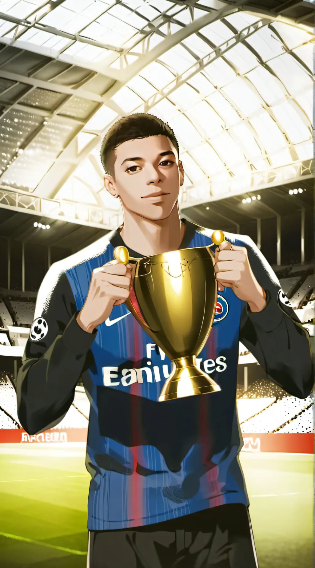 ai character: Mbappé background