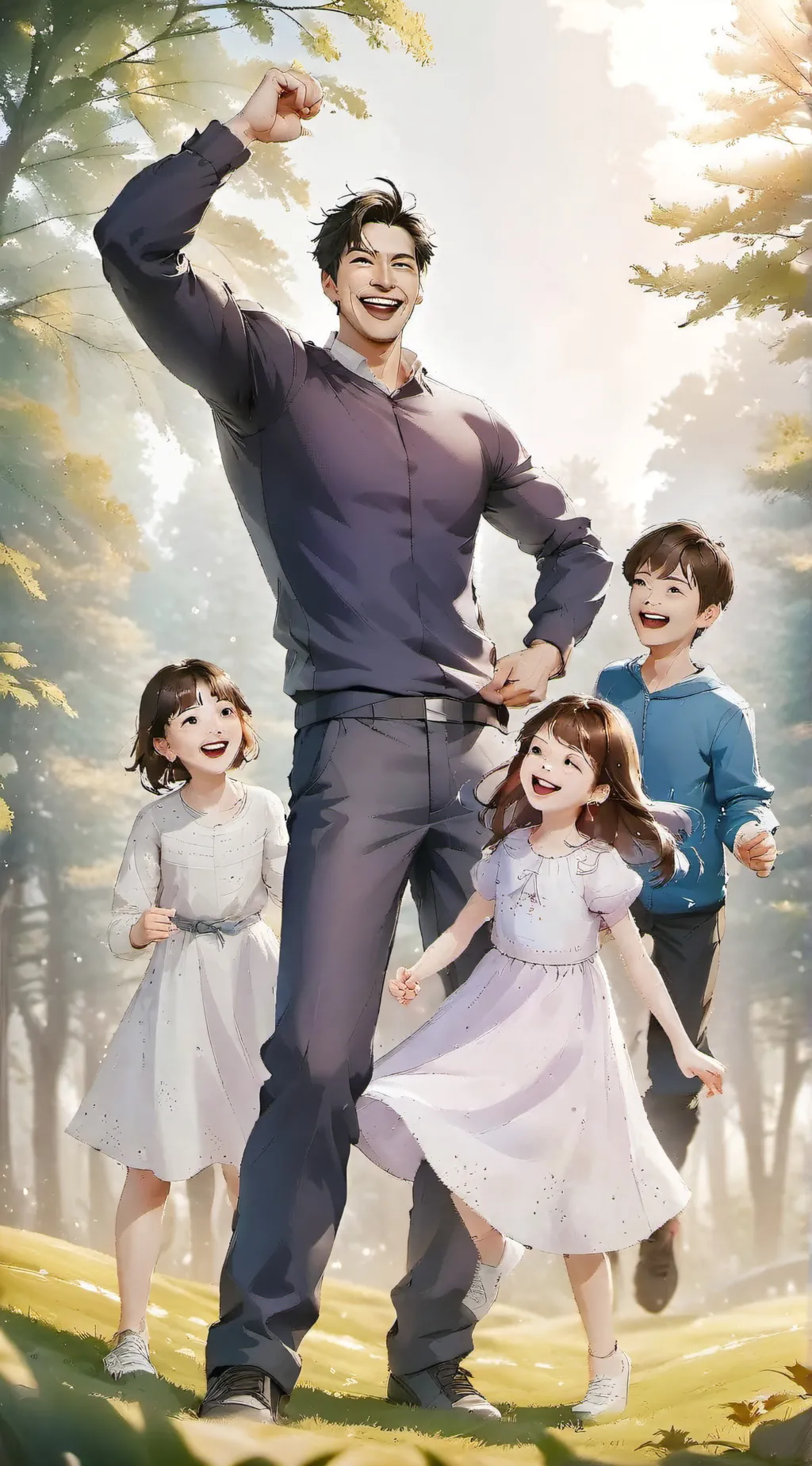 ai character: Strange family background