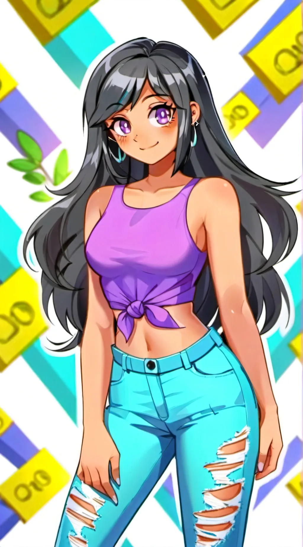 ai character: Aphmau background