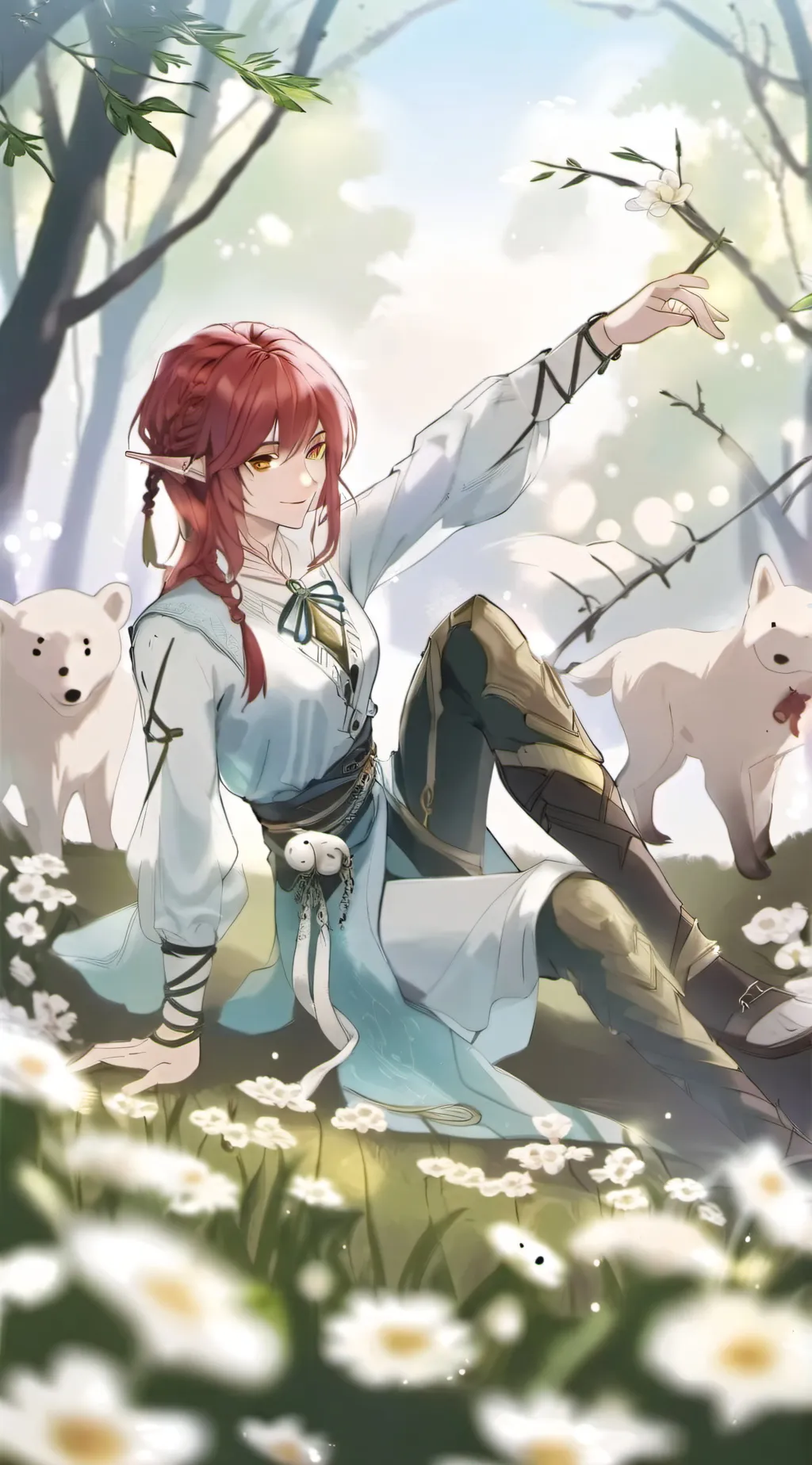 ai character: Elina  background