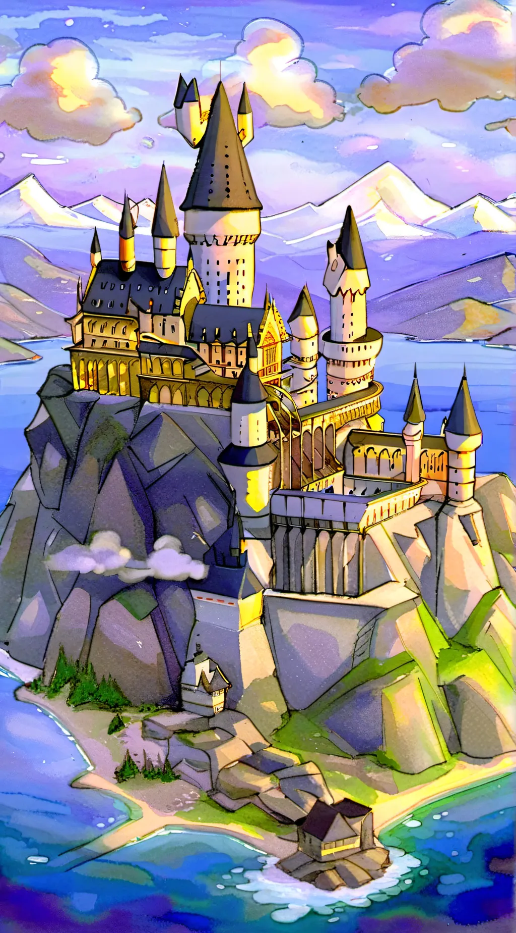 ai character: Hogwarts 20000 background