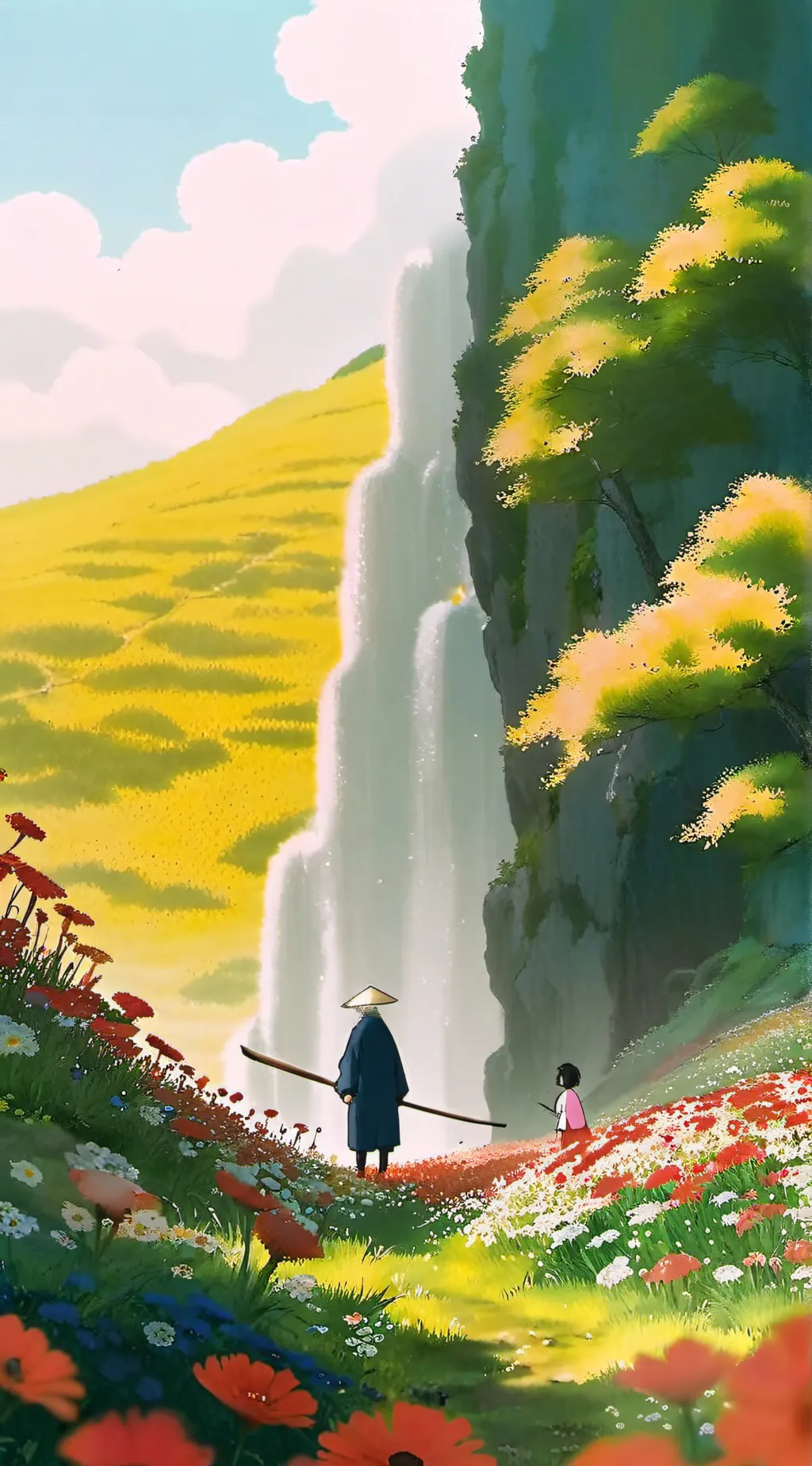 ai character: god and goddess  background