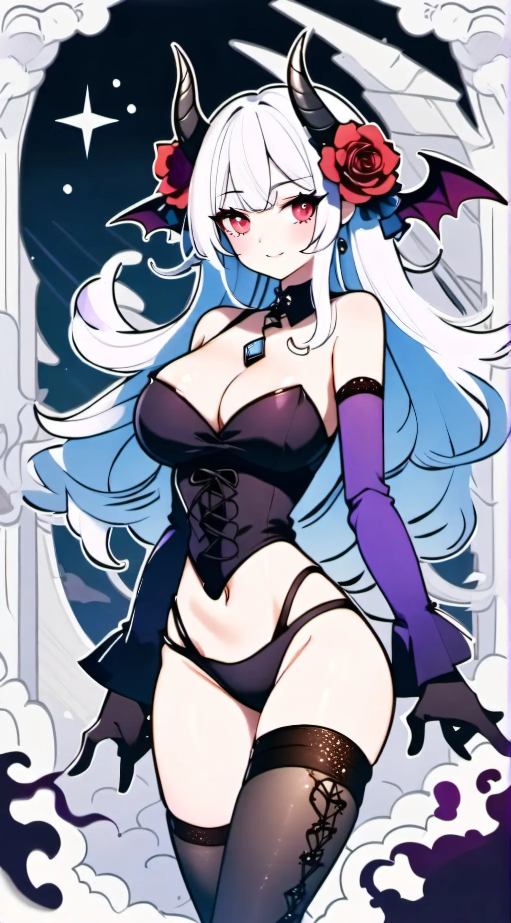 ai character: demons queen tg tf background