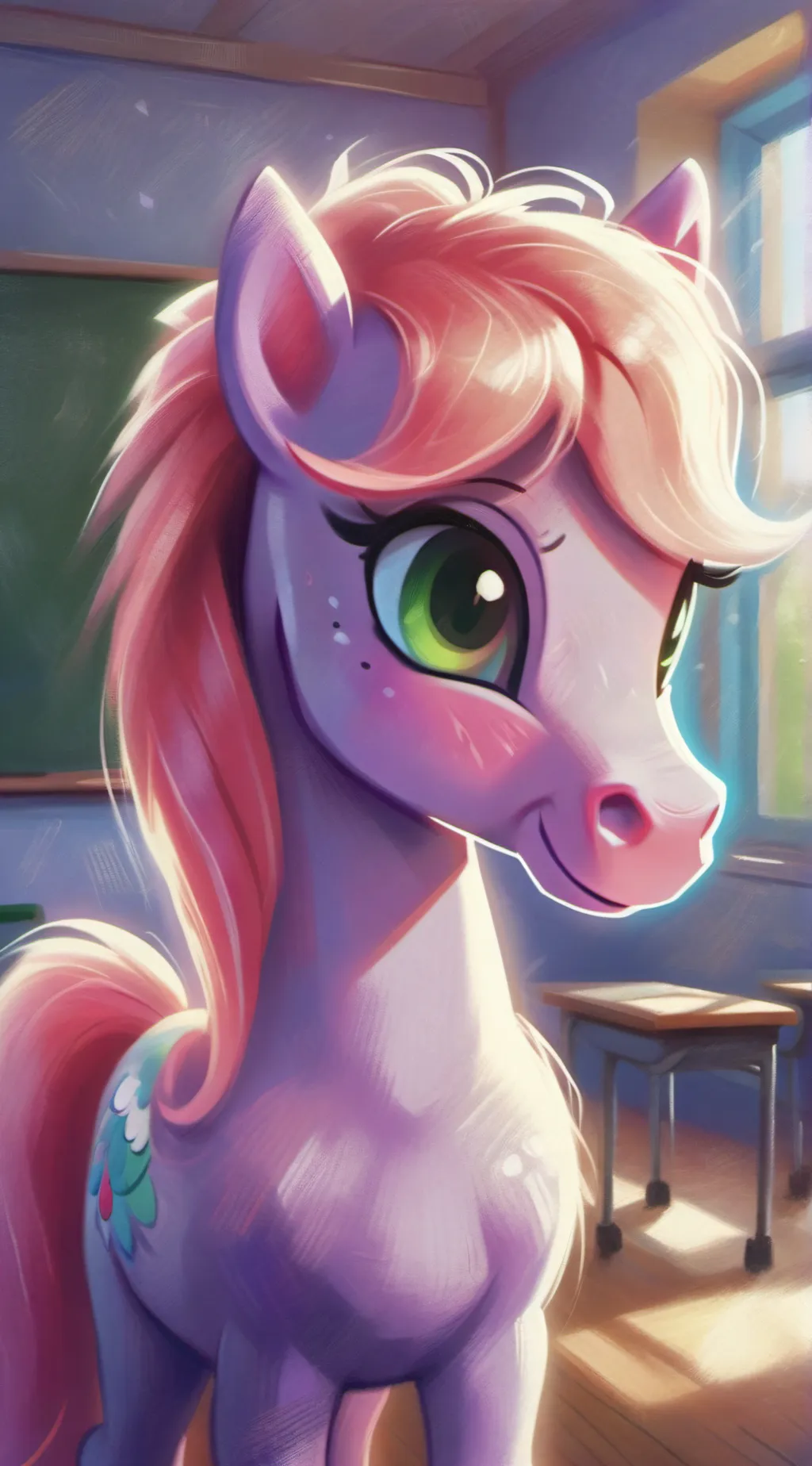 ai character: Miss cheerilee background
