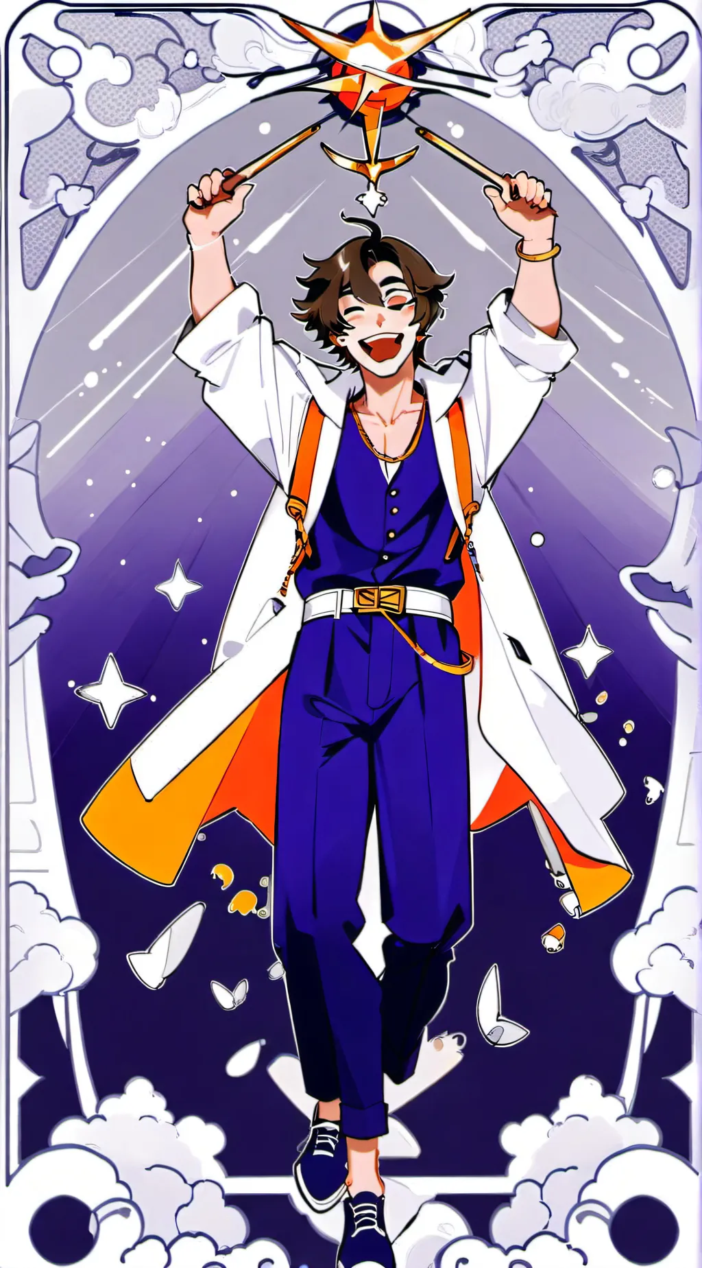 ai character: HH storm background