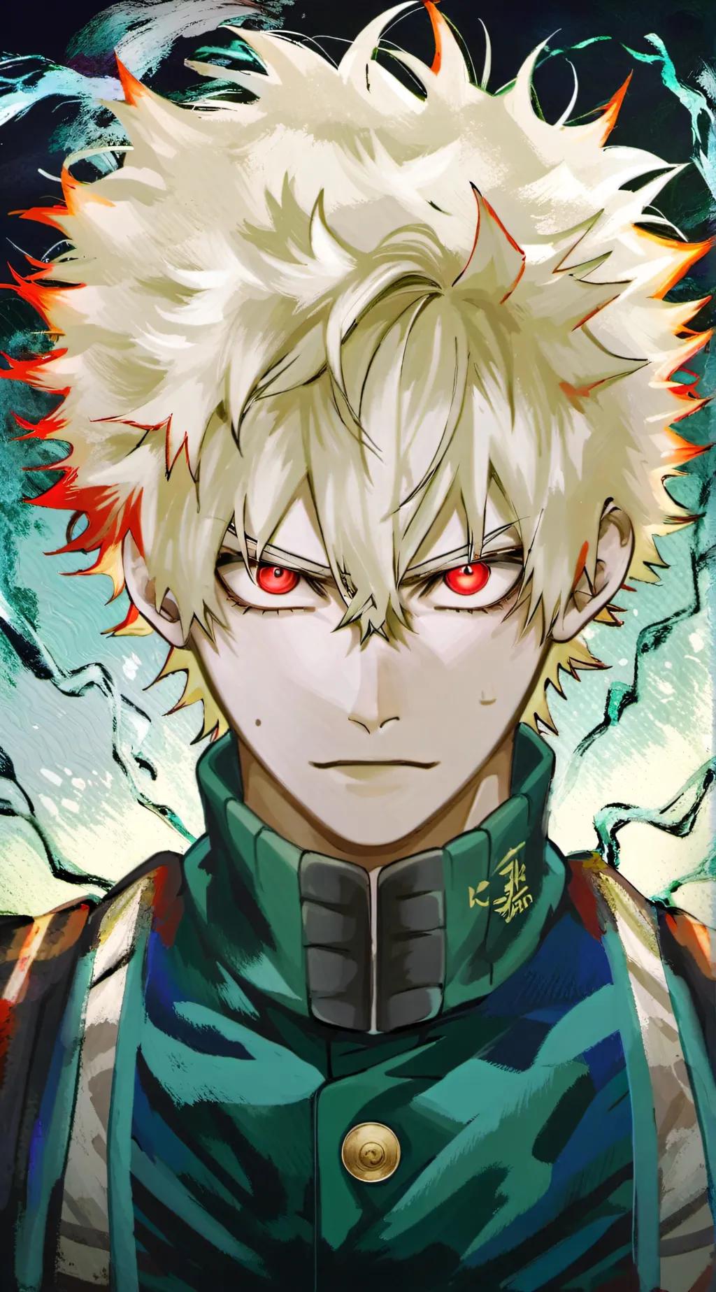 ai character: Katsuki Bakugo background