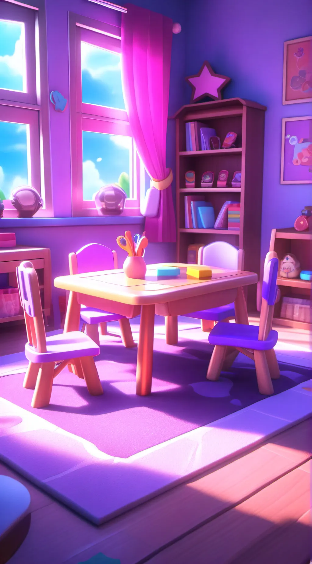 ai character: dandy's world background