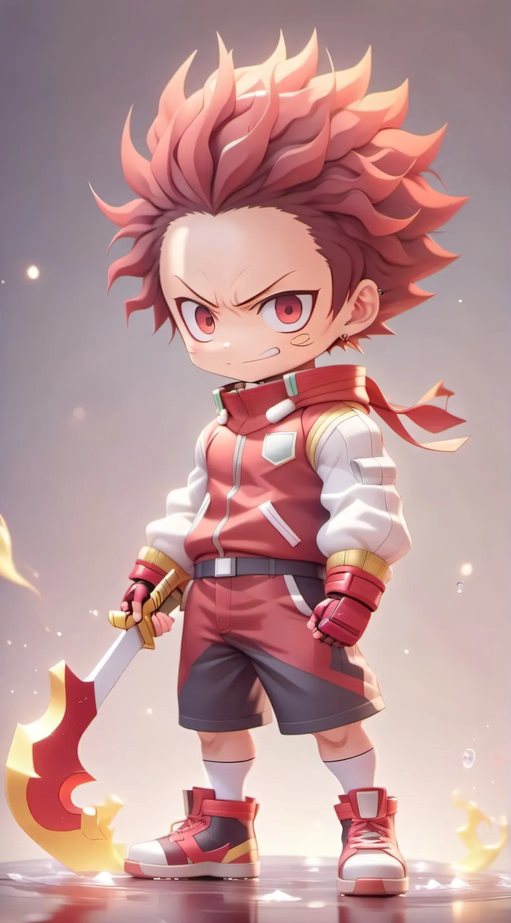 ai character: baku x deku x kiri background