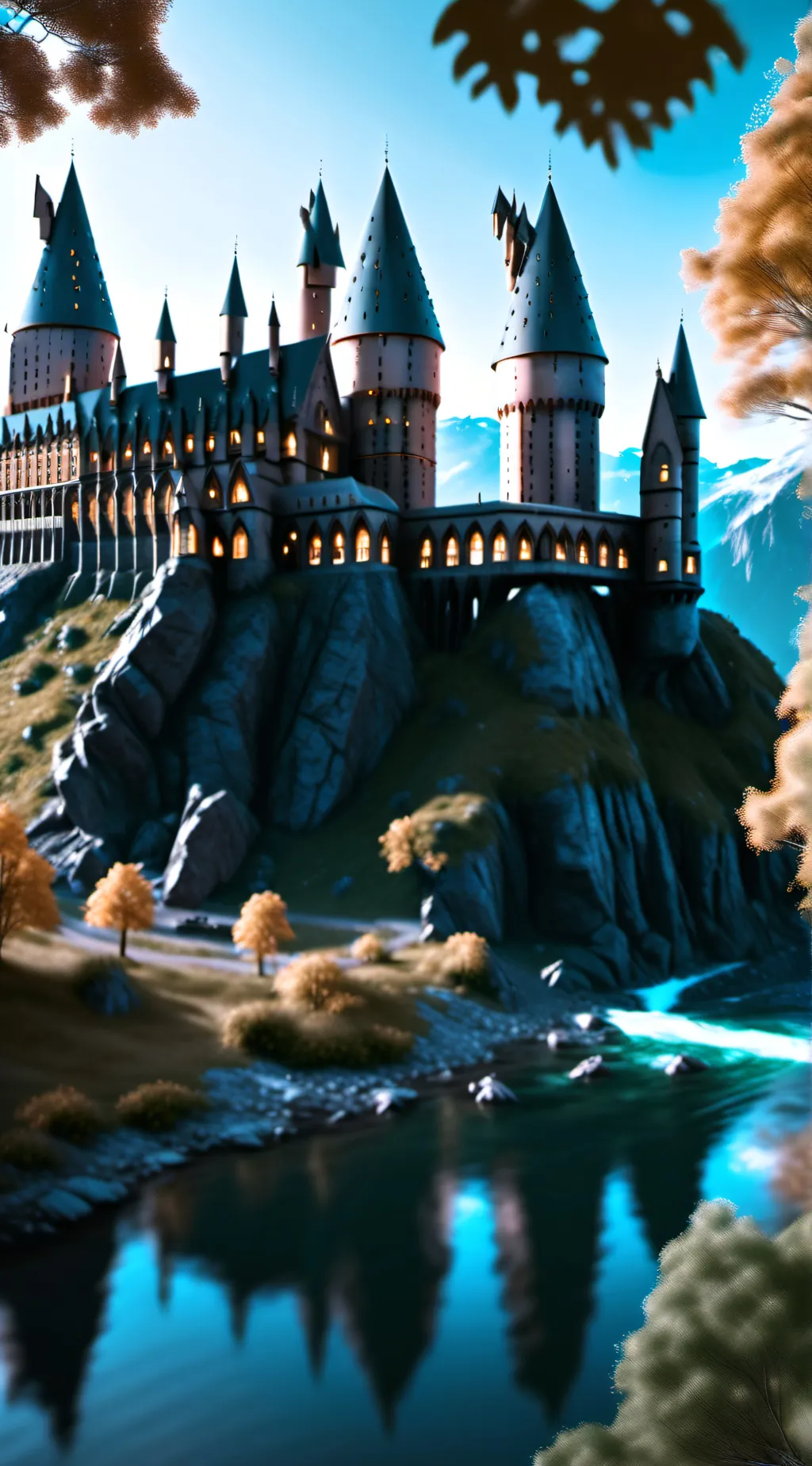 ai character: Hogwarts background