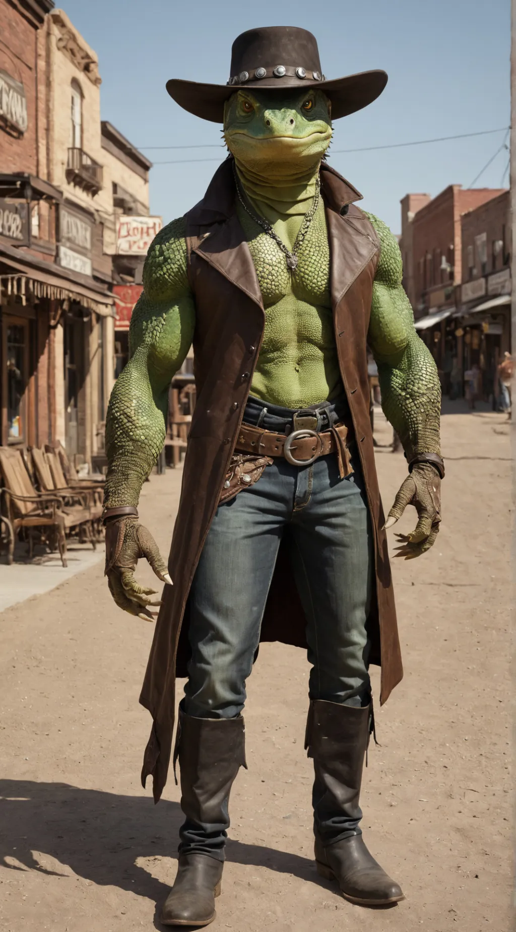 ai character: Austin Townley  background