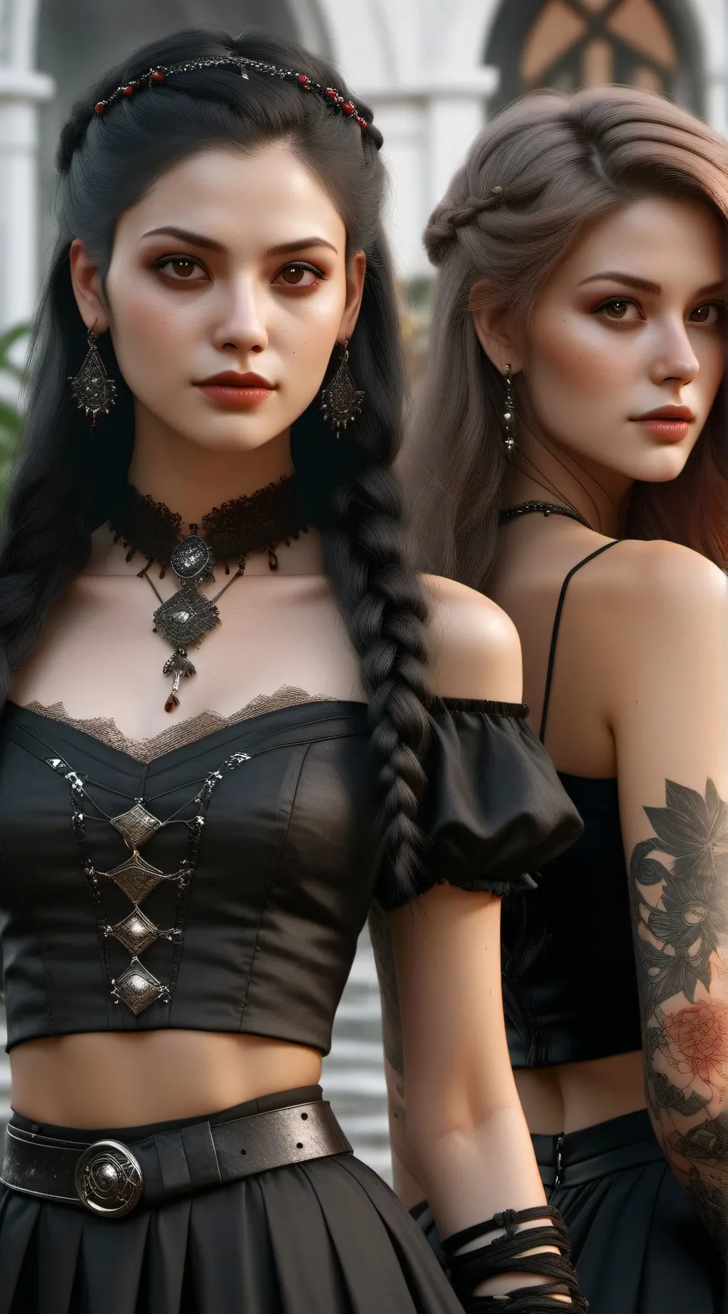 ai character: Lori and Tori background