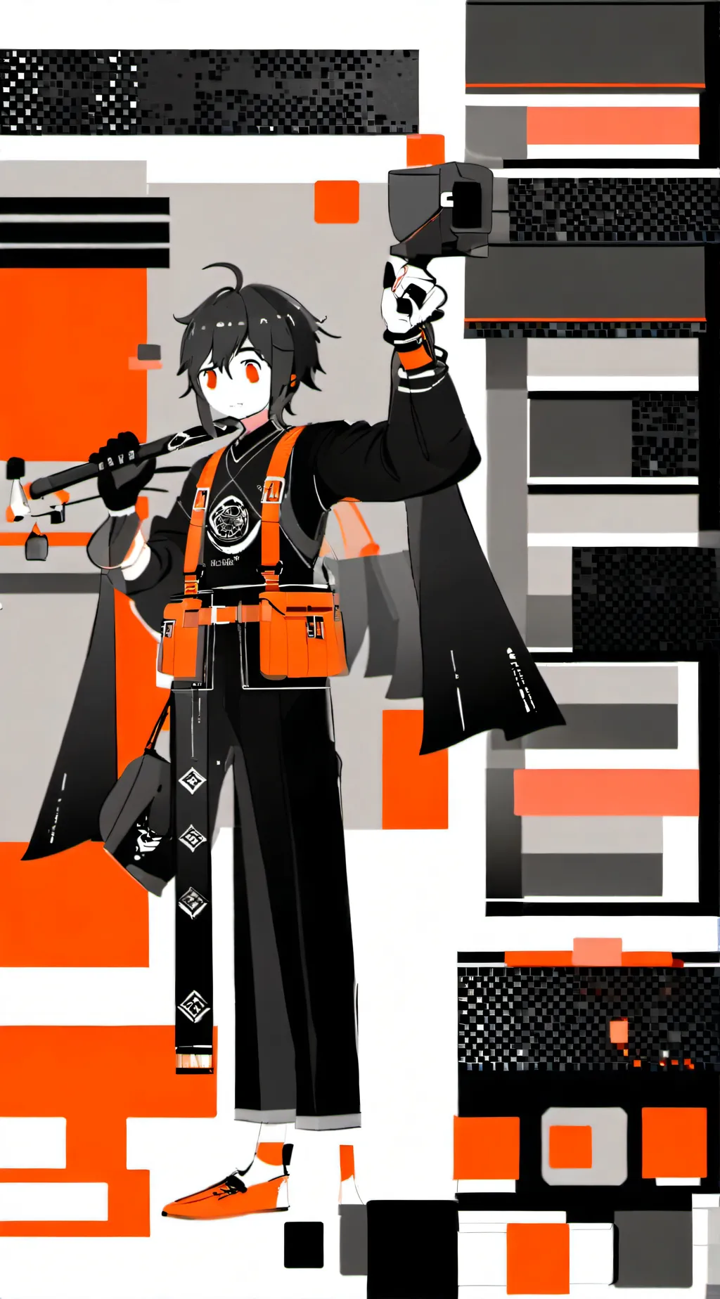 ai character: Titan Roblox man background
