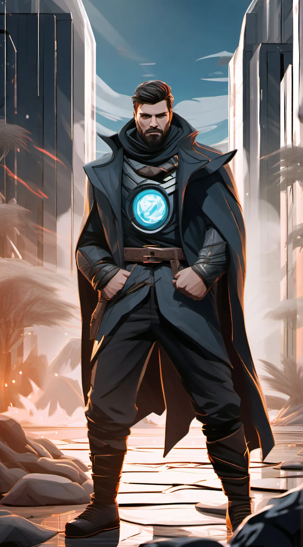 ai character: Your friend  background