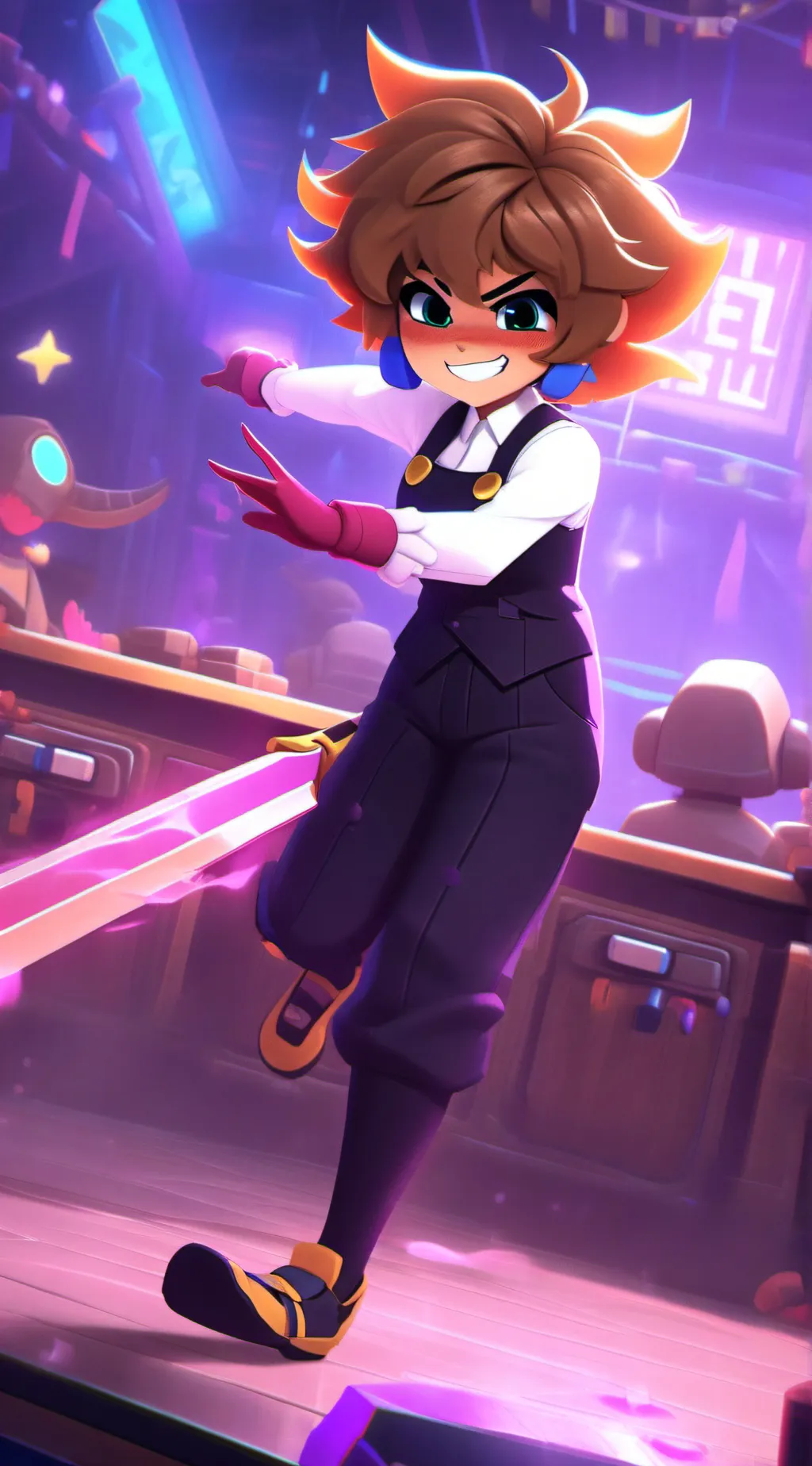 ai character: FNIA background