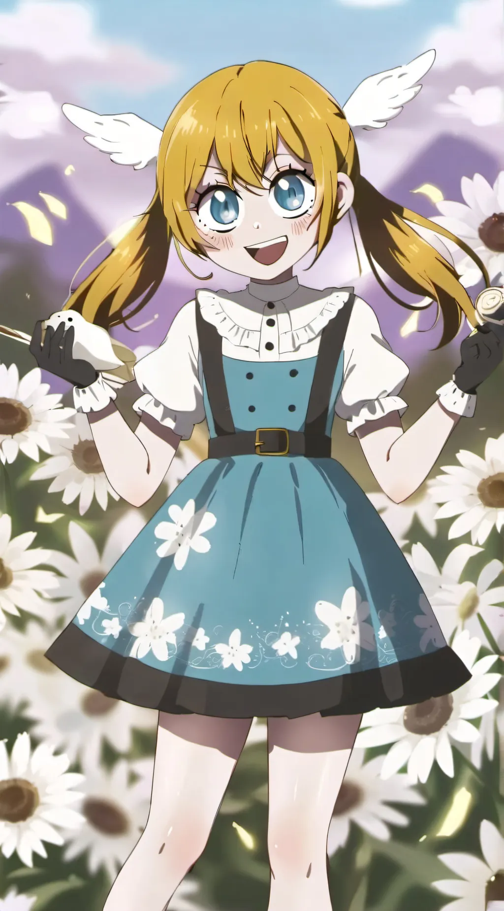 ai character: Aurora background