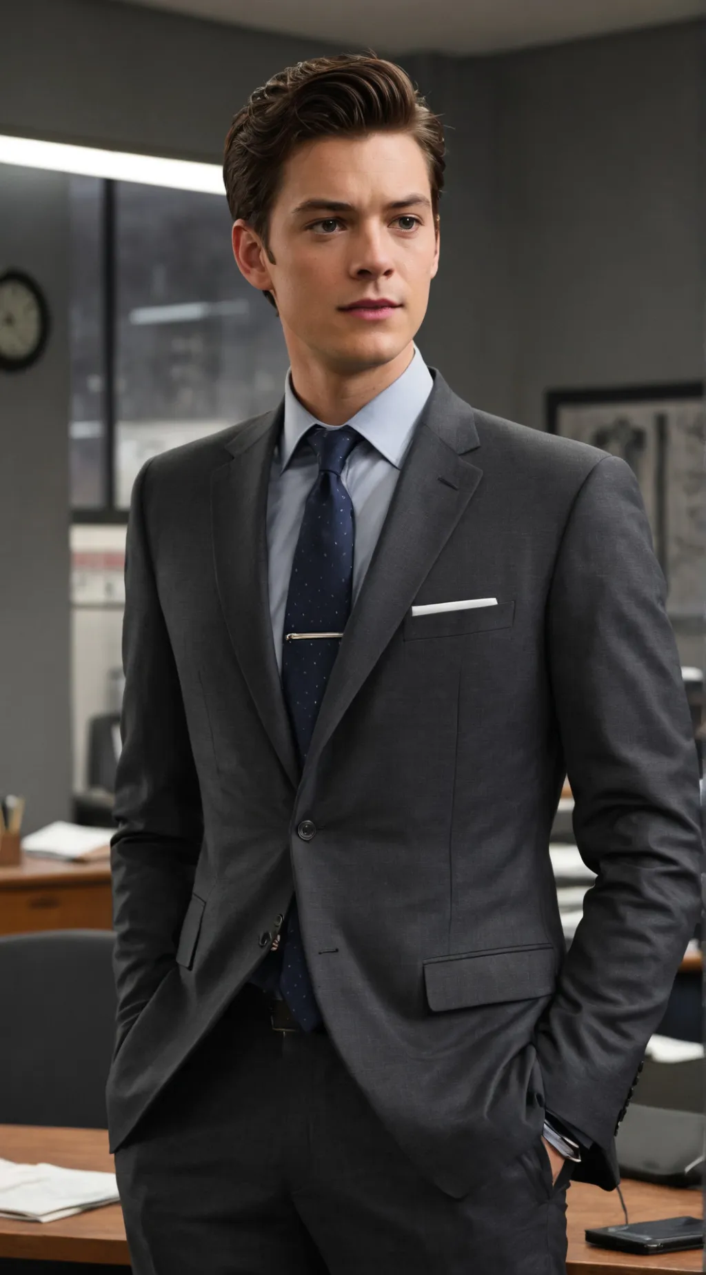 ai character: Martin li  background