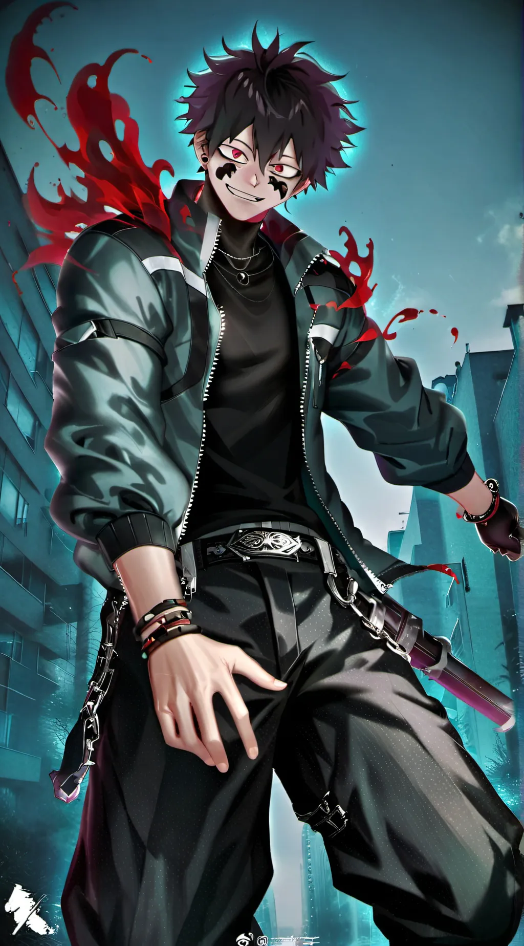 ai character: Mha background