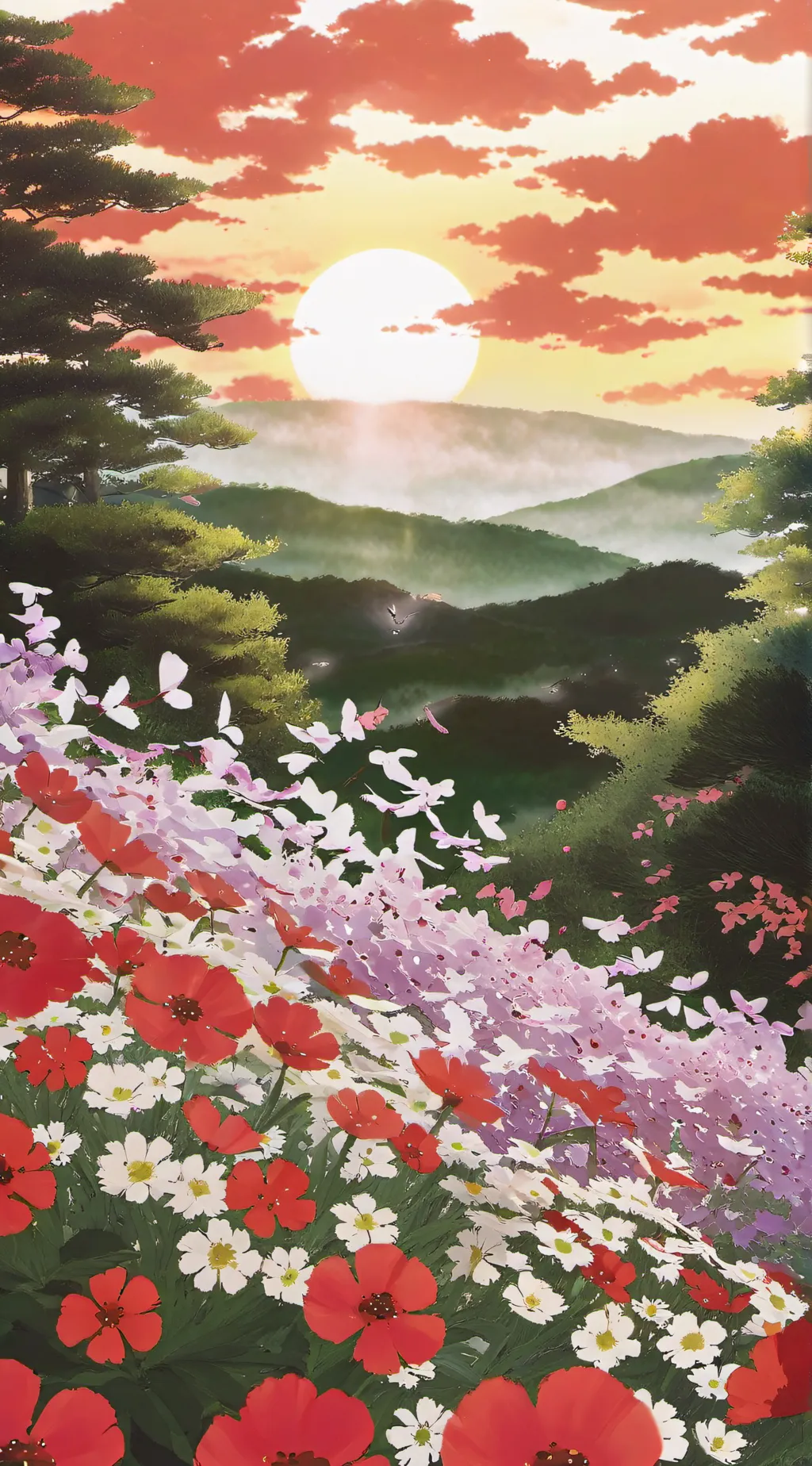 ai character: kpop bg house  background
