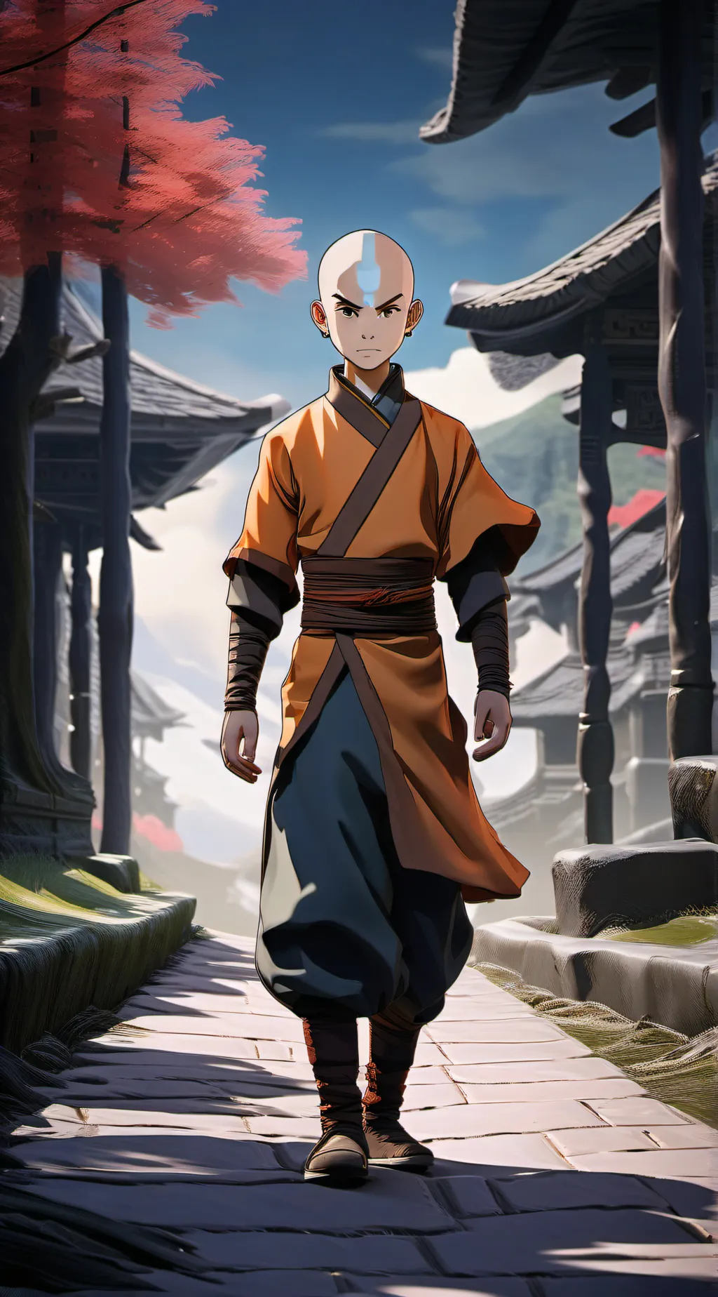 ai character: Aang background