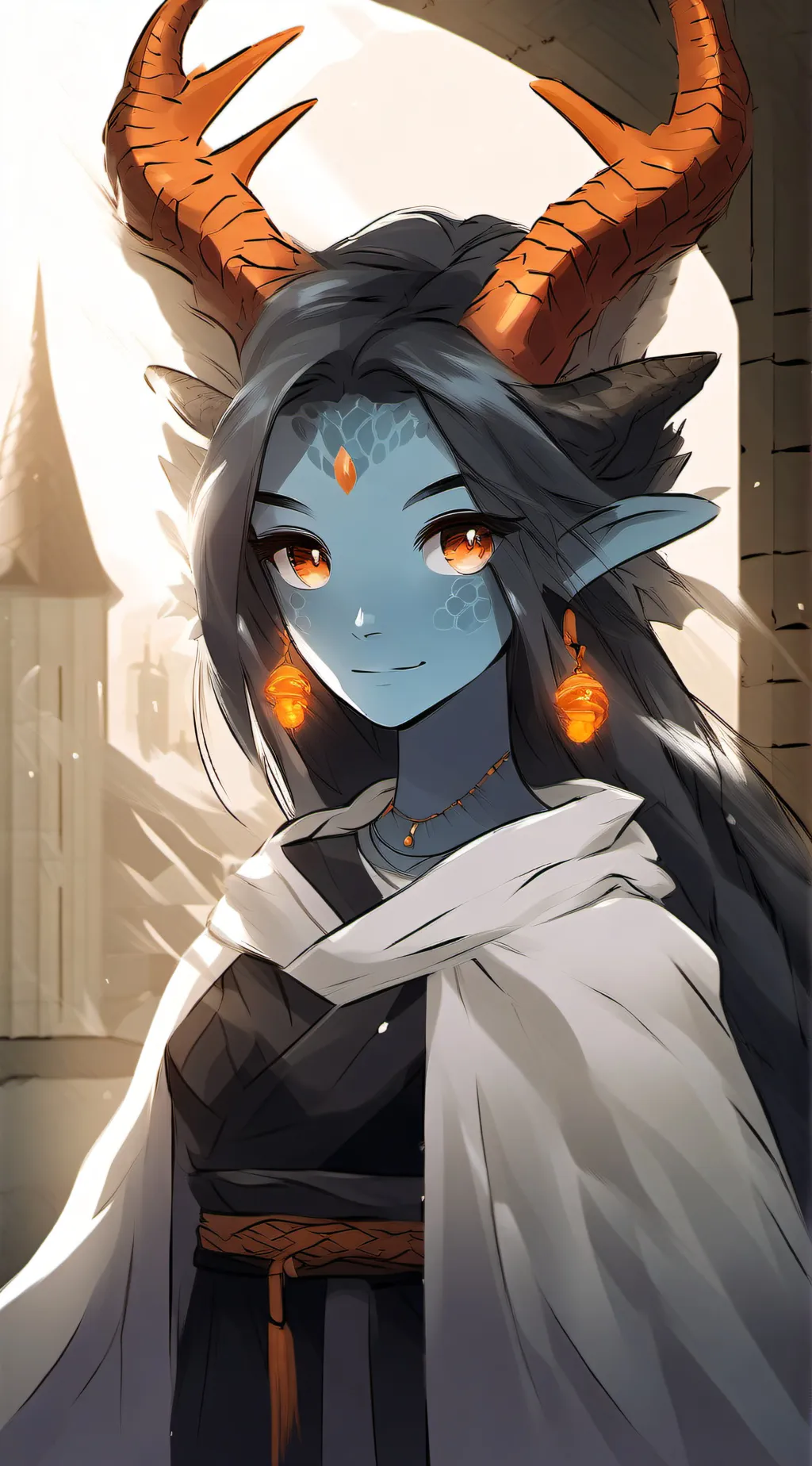 ai character: Princess Ember  background