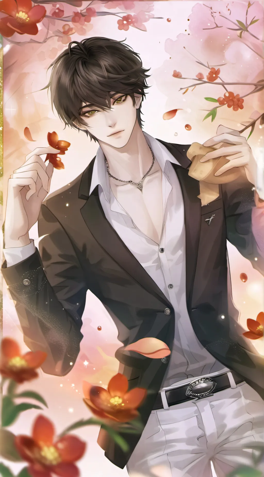 ai character: Olive background