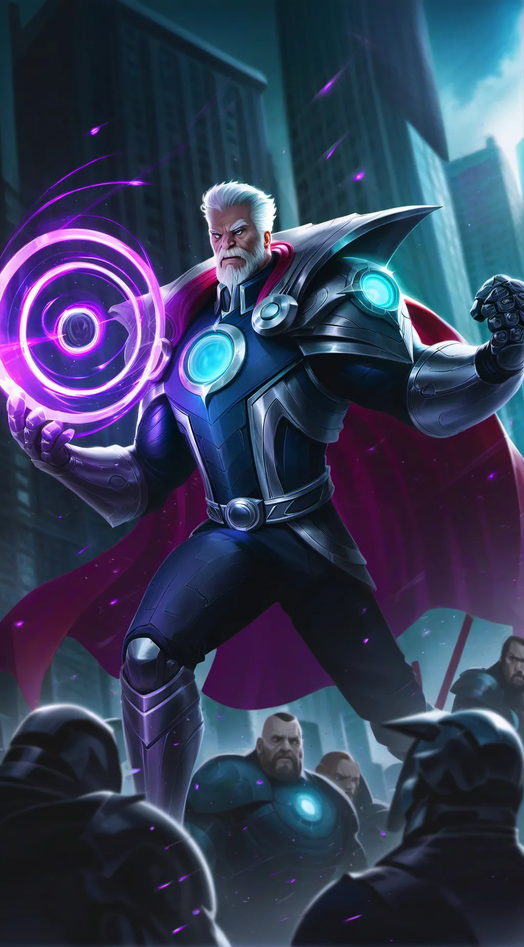 ai character: Avengers  background