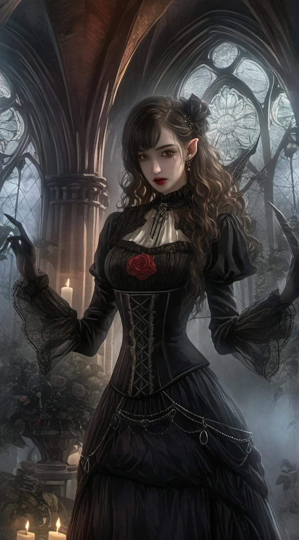 ai character: vampire background