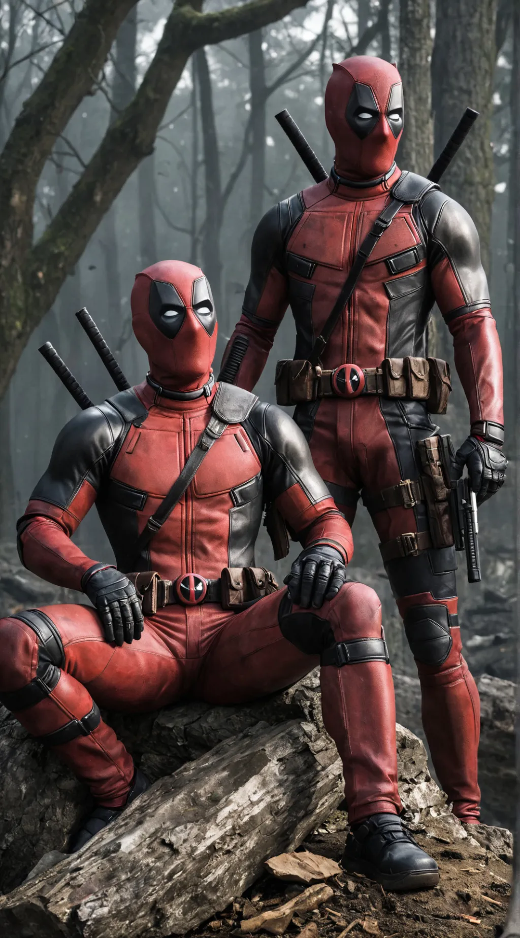 ai character: Deadpool*tdi* background