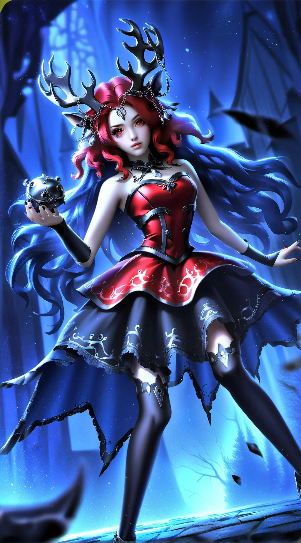ai character: alastor rosie HH background