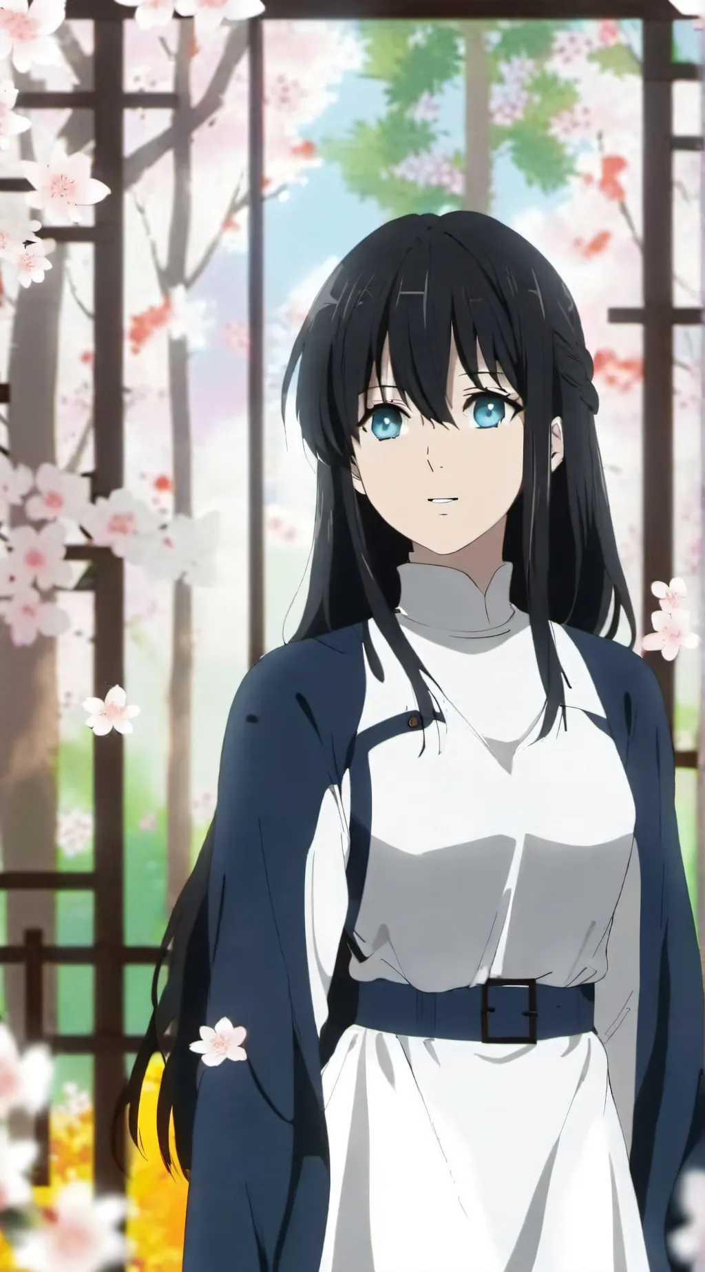 ai character: Sakura background