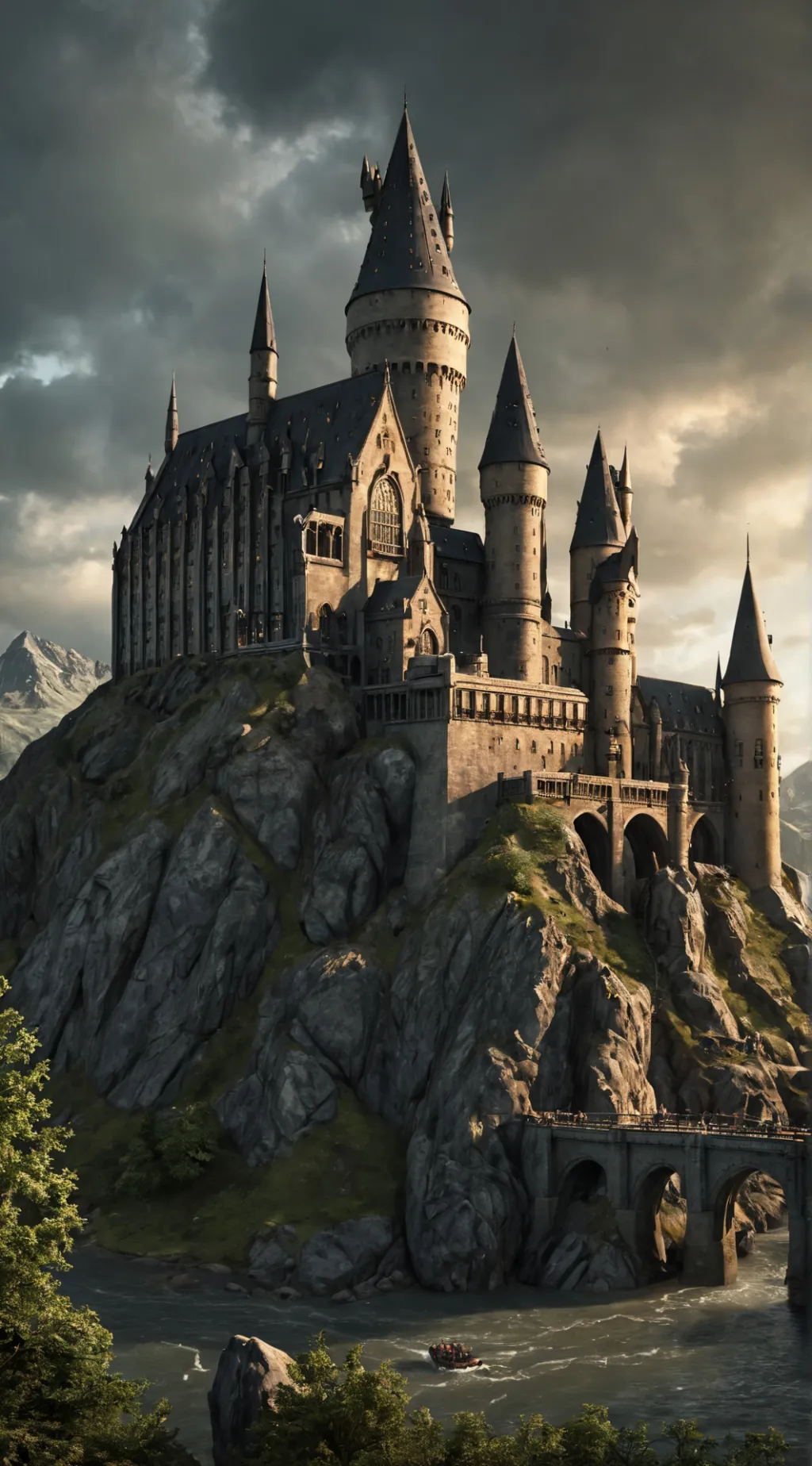 ai character: HP x avengers  background