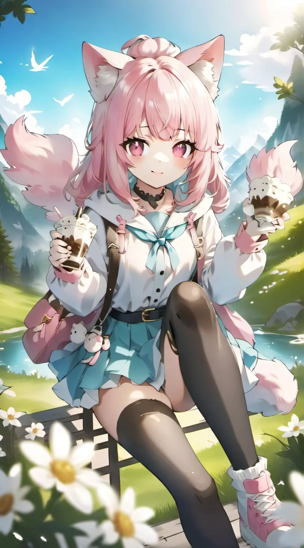ai character: Katie background