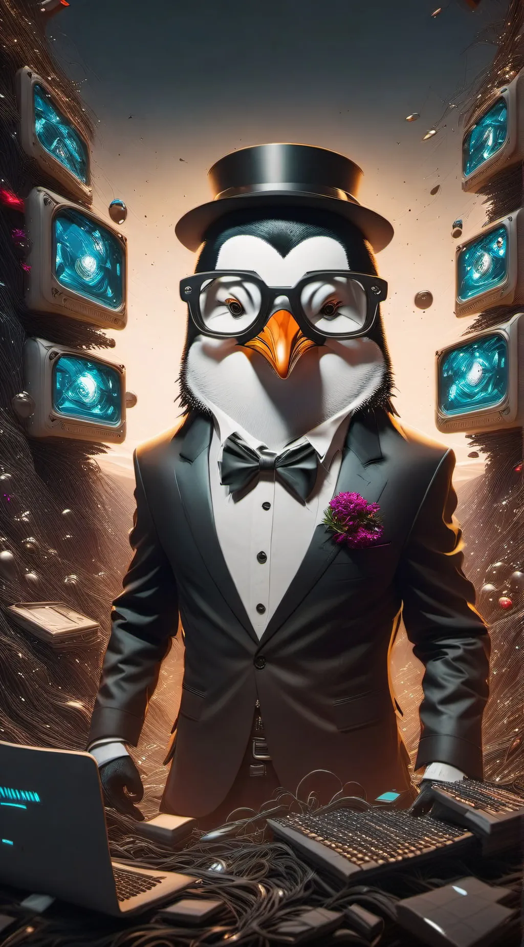 Talkie AI - Chat with Mr. Tux 🖥️