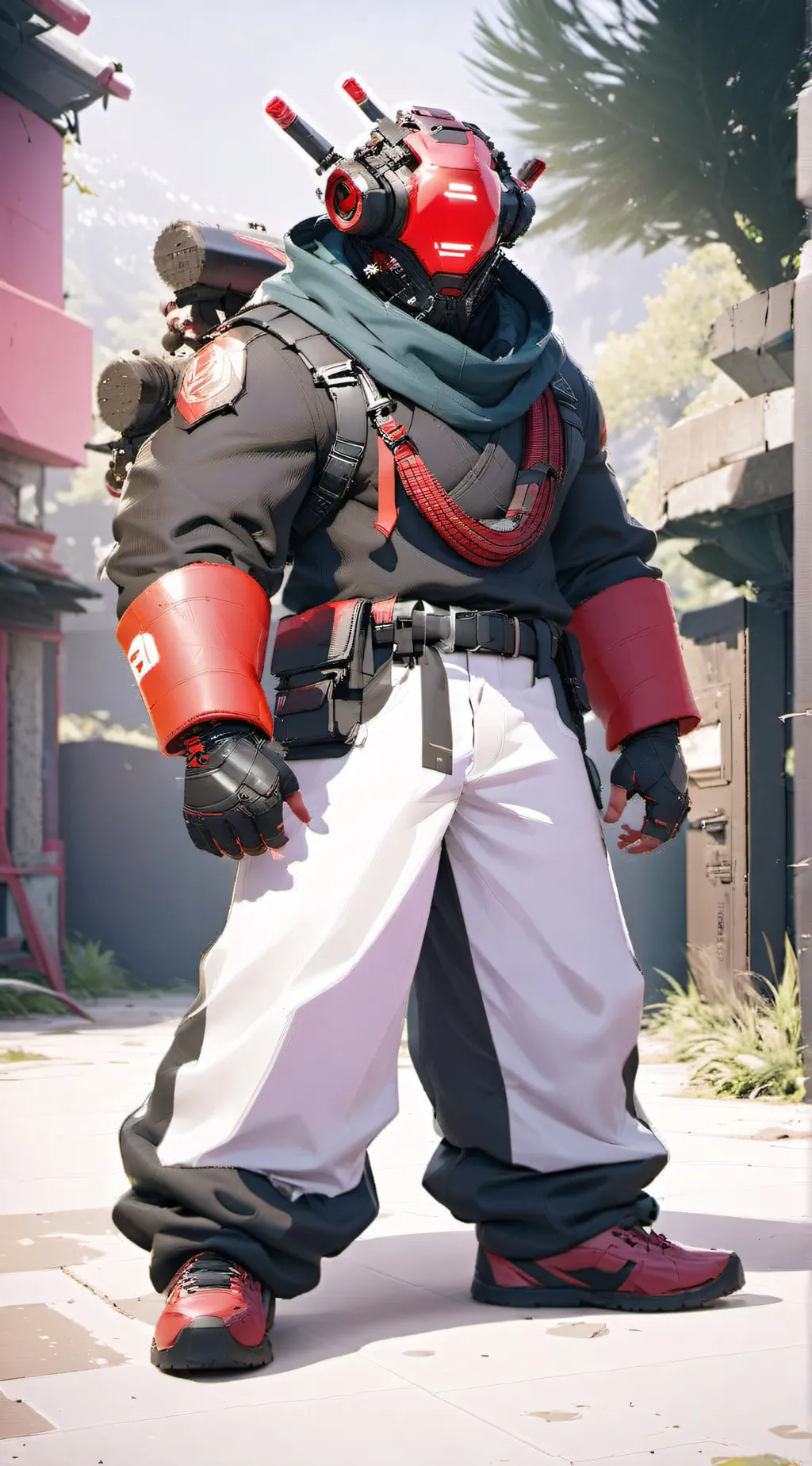 ai character: titan speaker man background