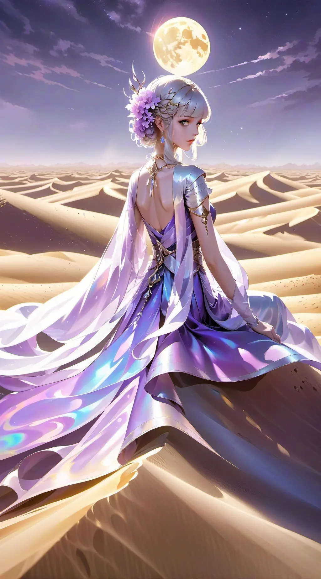 ai character: Aria background