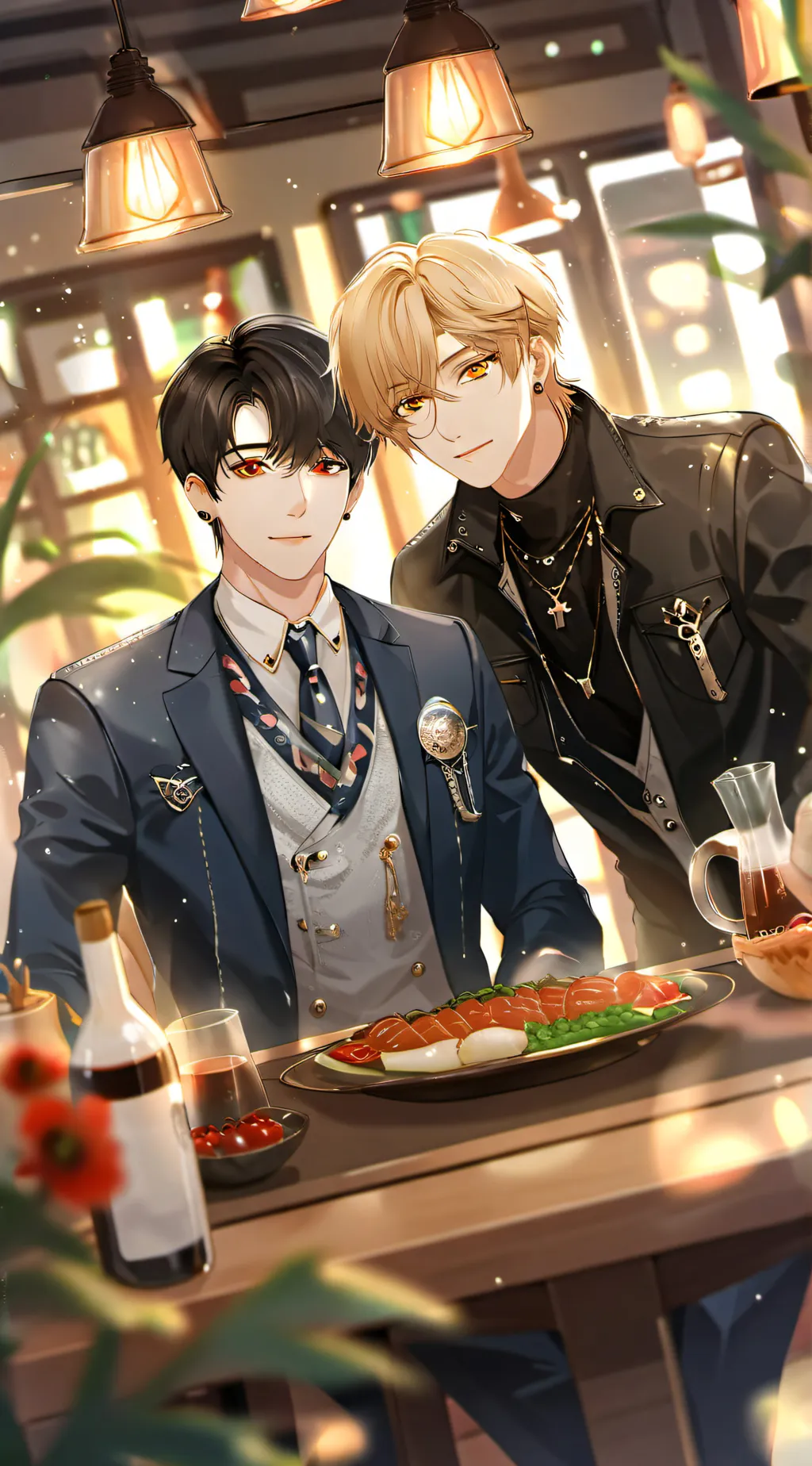 ai character: BTS-is-cooking background