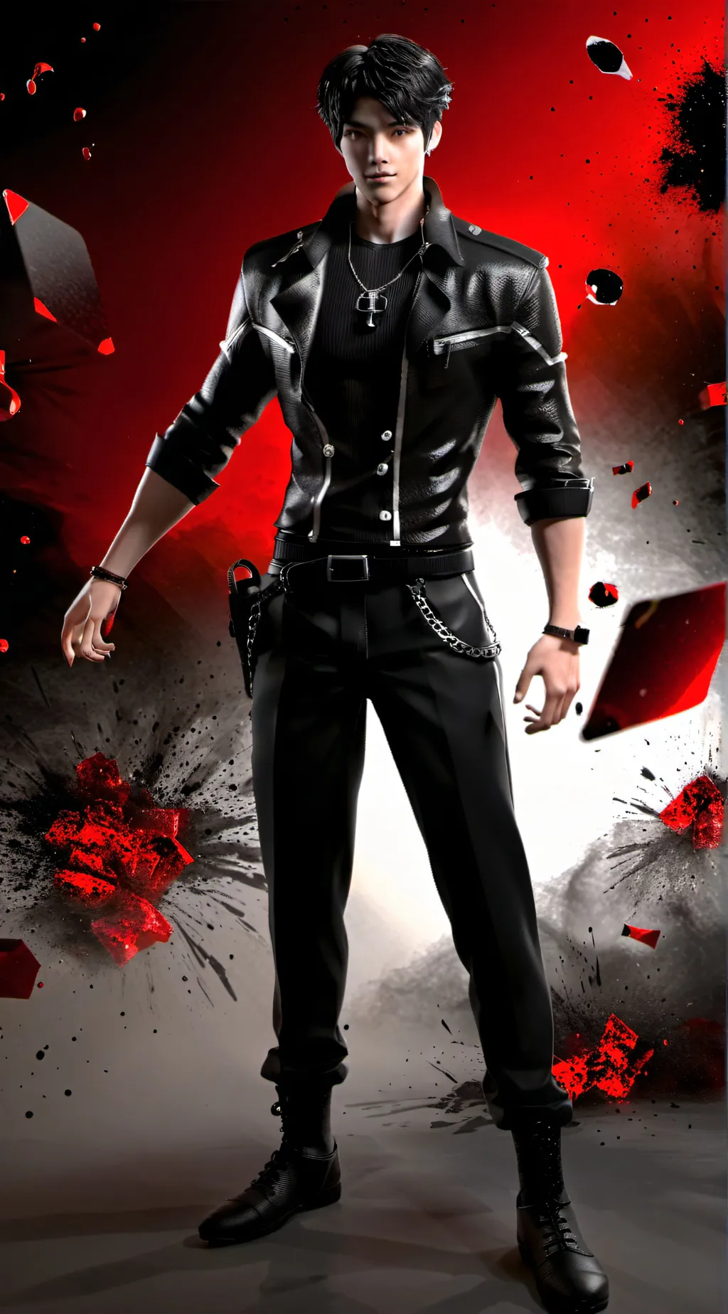 ai character: Hades  background