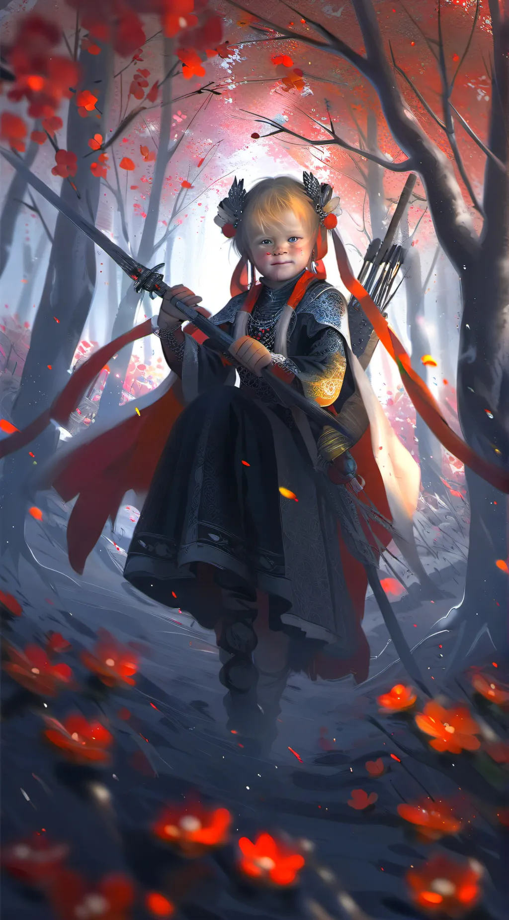 ai character: Baby sis  background