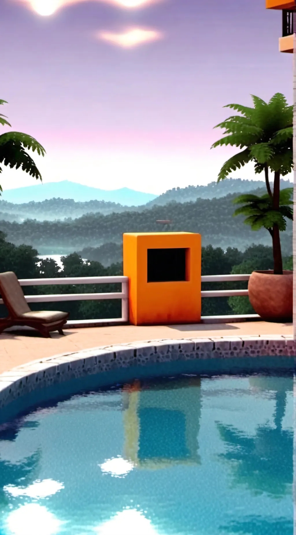 ai character: Fpe pool background