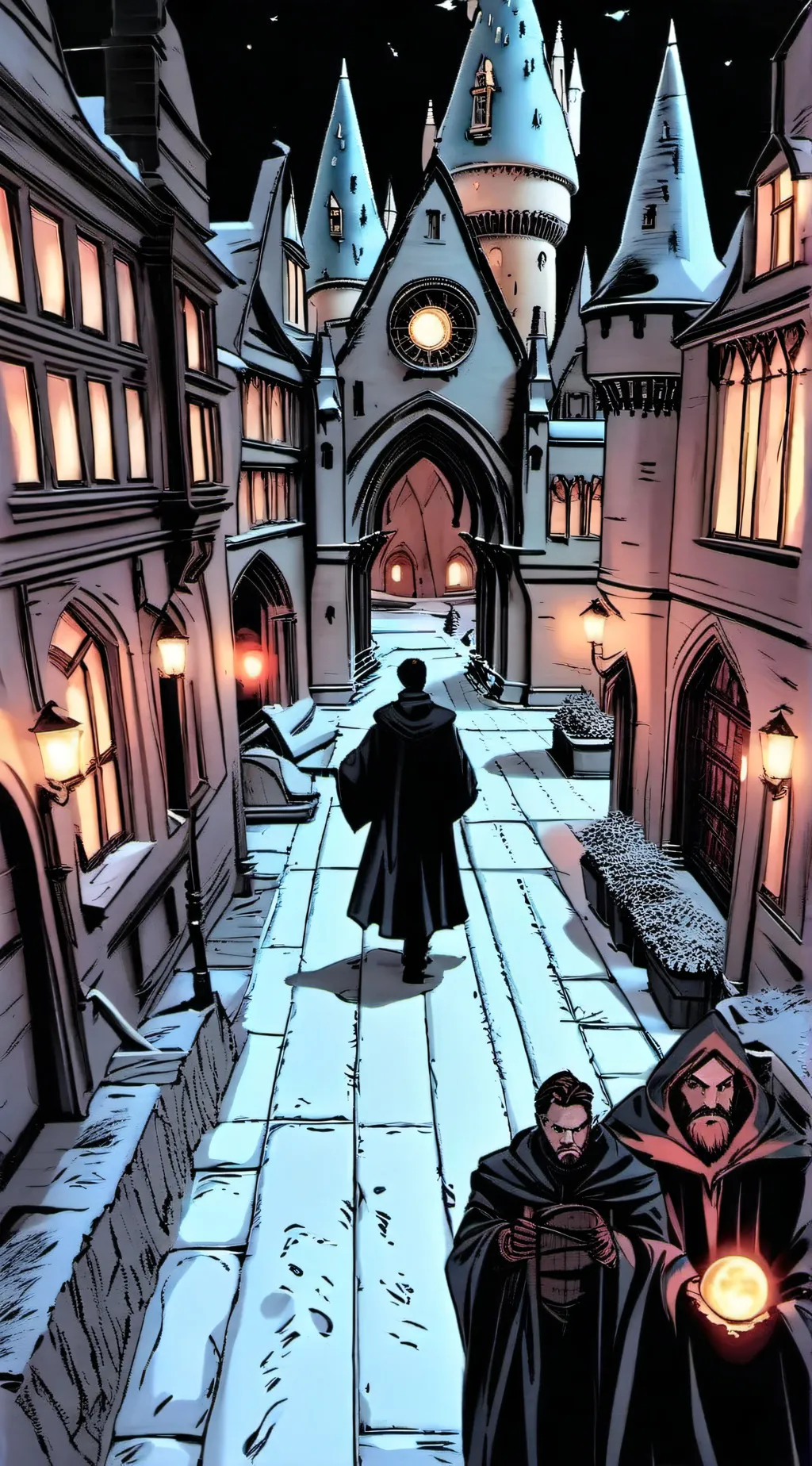 ai character: Hogwarts background