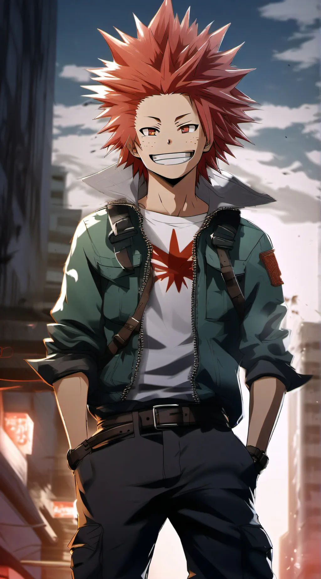 ai character: Kirshima background
