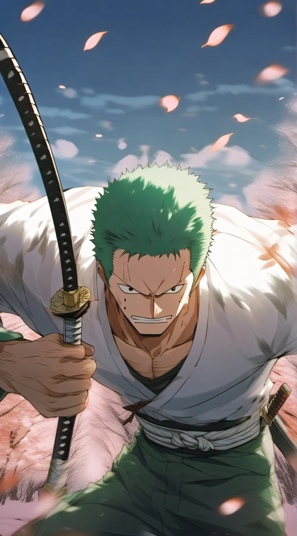 ai character: roronoa zoro background