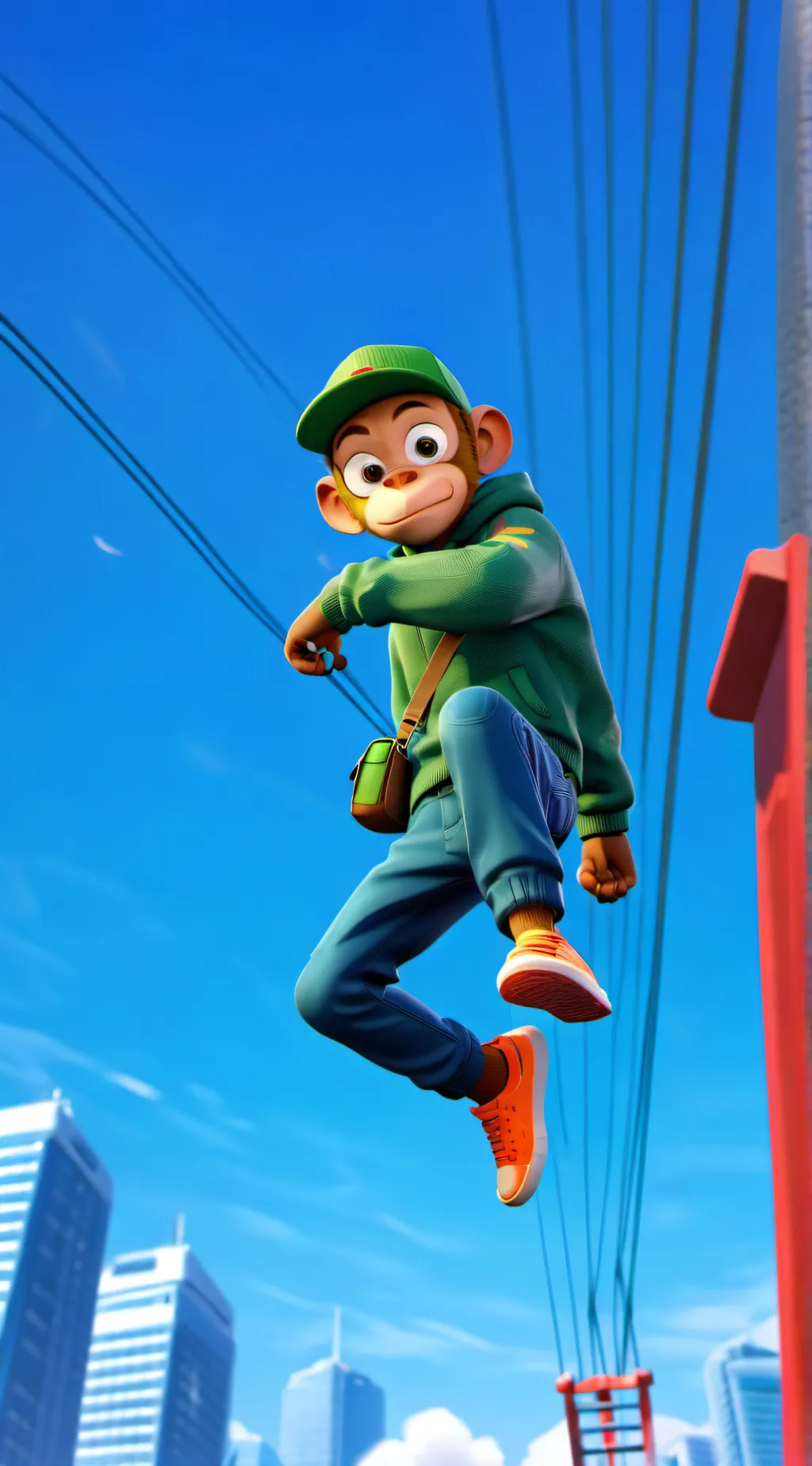 ai character: Twisted toes background