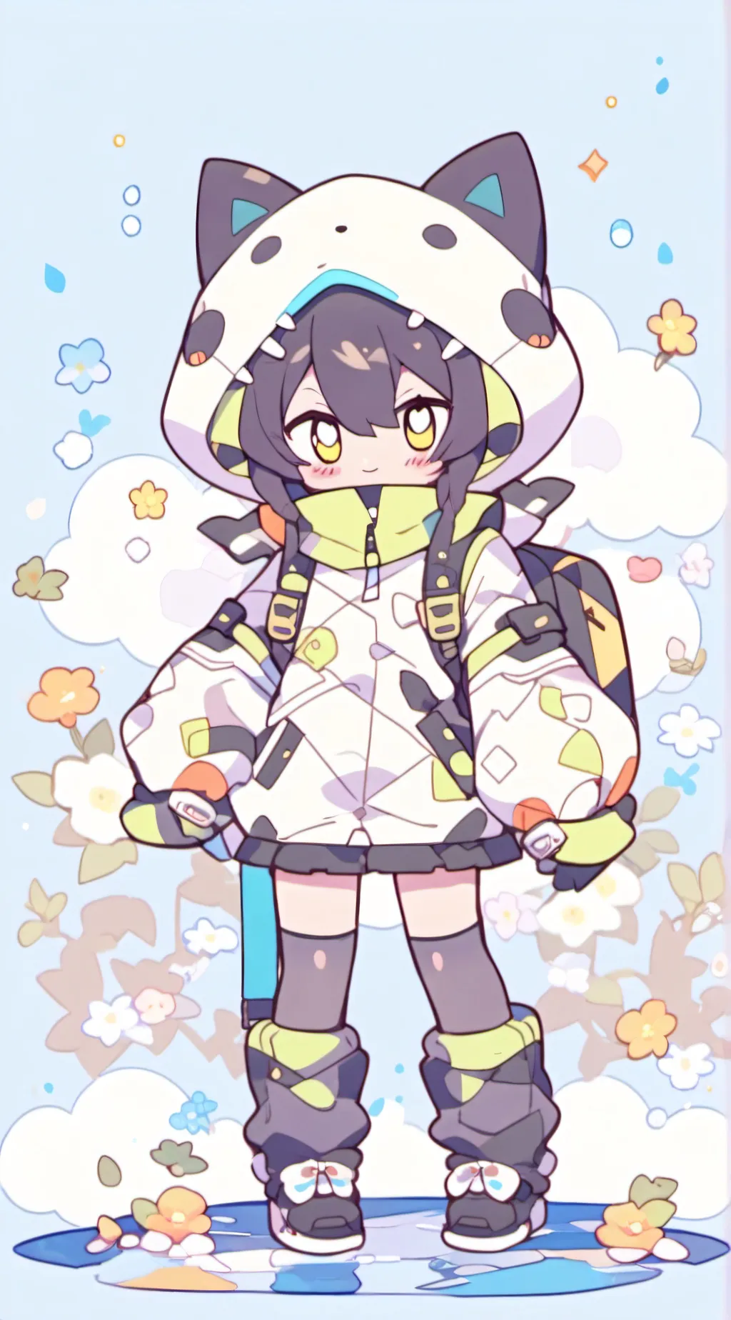ai character: Hazbin hotel background