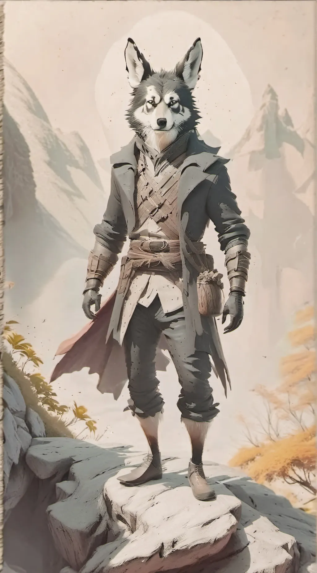 ai character: Fenrir background